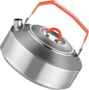 Cabilock Tea Kettle for Camping Stainless Steel Water Pot Portable Kettle Outdoor Cooking Rv Accessory