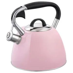 Cadac Born Free Stove Top Whistling Kettle 2.5L Pink 8710