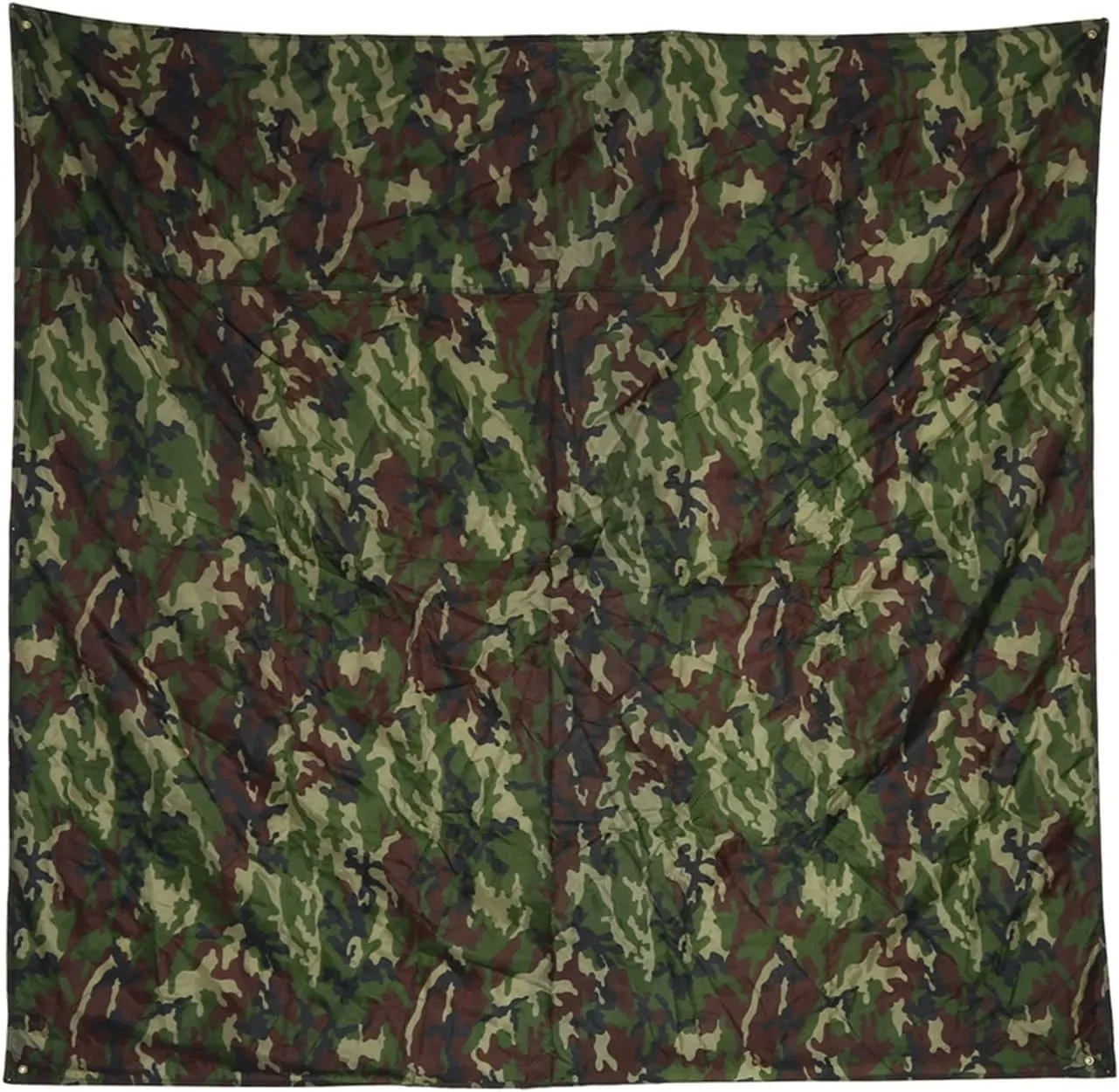 Camouflage Lightweight Portable Tent Tarp, UV Proof Rain Shelter for Camping, Traveling, Fishing and Outdoor Activities, Nylon Fabric, 3 Sizes (3 * 2.9 Meters)