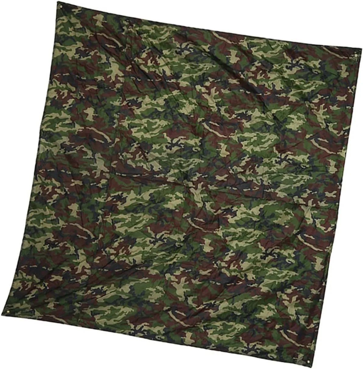 Camouflage Lightweight Portable Tent Tarp, UV Proof Rain Shelter for Camping, Traveling, Fishing and Outdoor Activities, Nylon Fabric, 3 Sizes (3 * 2.9 Meters)