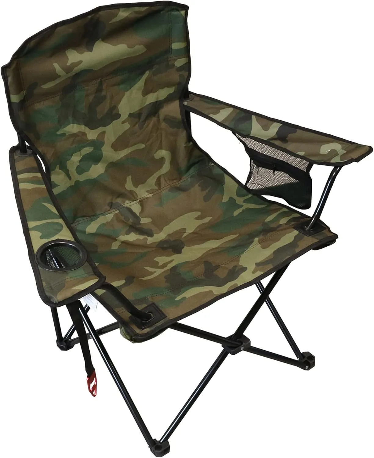 Camp Chair, Set of 2, Folding Outdoor Chair, Portable Outdoor Lawn Chair for Camping. Attached Bottle Opener, Collapsible Sport Chairs (Chair, Camouflage)