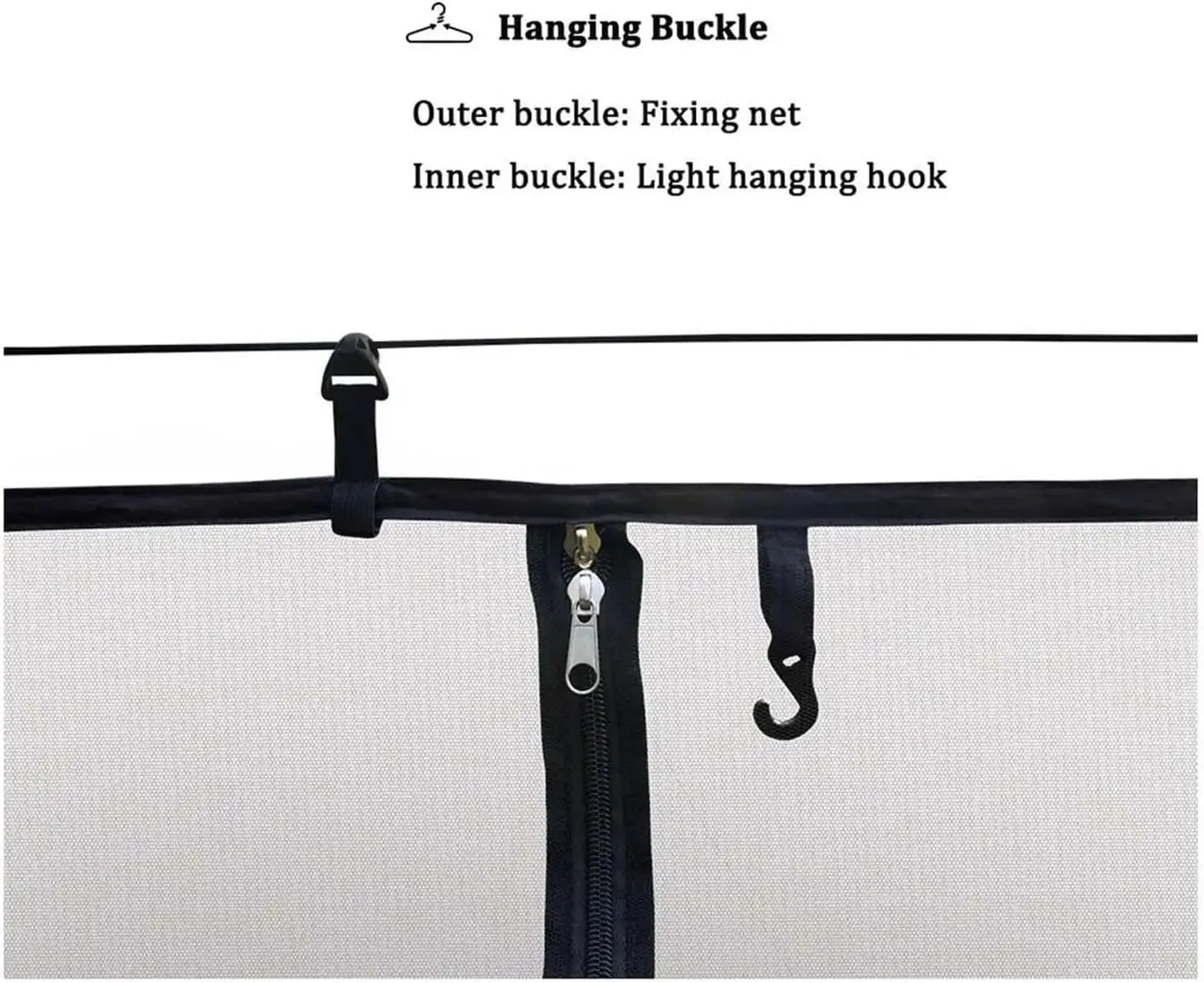 Camp Outdoor Easy Setup Travel Portable Hammock Mosquito Net Fabric Nylon Camping Double Person Foldable Separating Mosquito Bed Net Strong (Dark Gray)