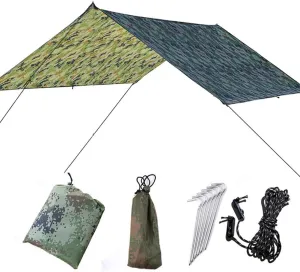 Camp Tarp Waterproof Camping Tarp Portable Sun Canopy Outdoor Sun Awnings for Camping