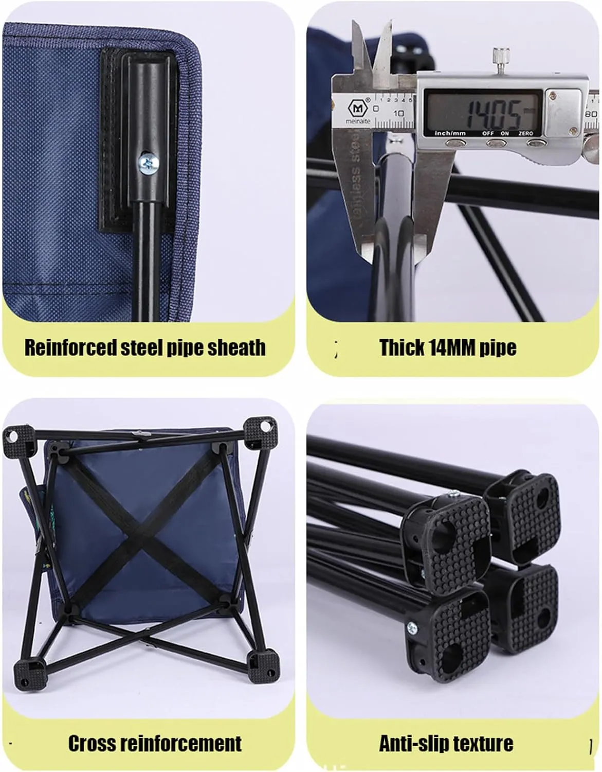 Camping air Set with Aluminum Roll-up Folding Table, Folding Lawn airs Portable Camp Table Lawn Foldable air with Storage Bags, for Outdoor Travel