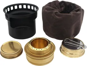 Camping Alcohol Furnace Compact Sturdy Lightweight Cookware Alcohol Burner Spirit Burner for Outdoor Activities Travel BBQ