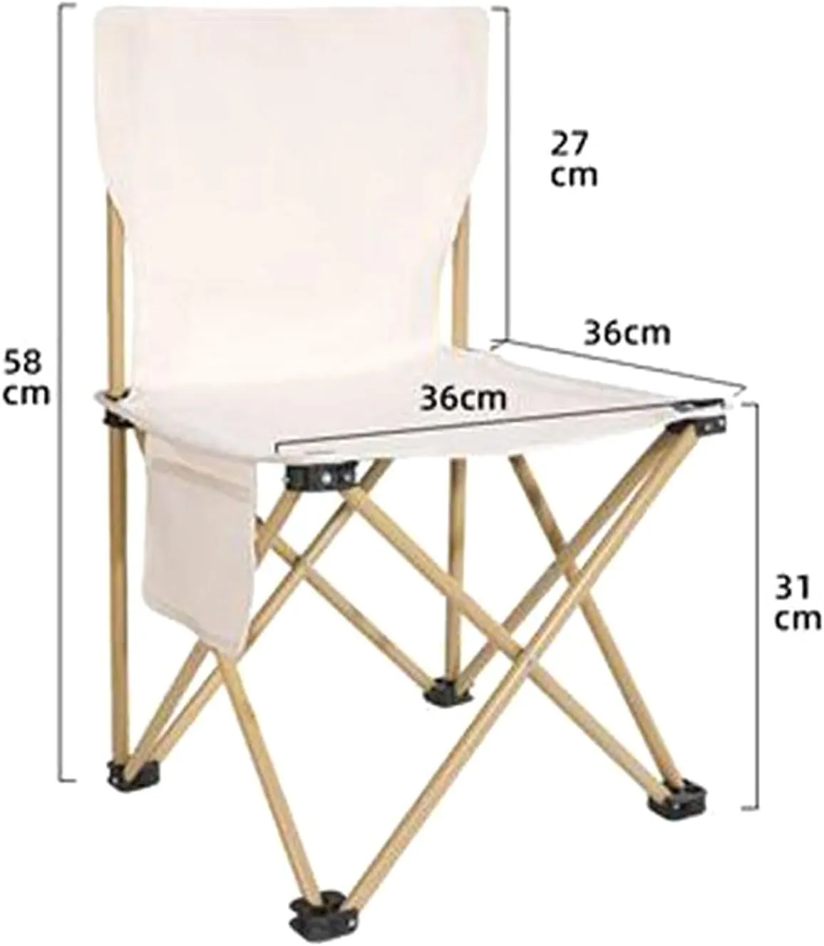 Camping Folding air and Table Set with Roll up Carbon Steel Folding Bea Picnic Tables Collapsible Backpack Lawn air for More People Party, BBQ