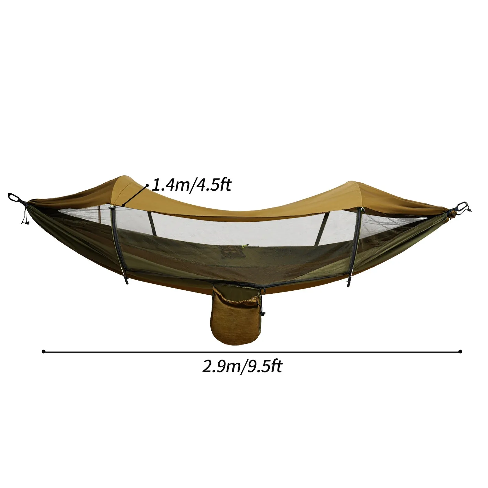 Camping Hammock, Portable Camping Hammock, Anti-mosquito and Anti-Sun Camping Hammock