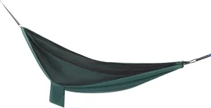 Camping Hammock, Portable Hammocks with Mosquito Net Tent and Rain Fly Tarp,Heavy Duty Tree Strap Nylon Parachute Hammock for Outdoor Backpacking Hiking Camping Traveling 440Lbs (Black Blackish Green)