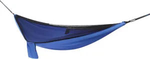Camping Hammock, Portable Hammocks with Mosquito Net Tent and Rain Fly Tarp,Heavy Duty Tree Strap Nylon Parachute Hammock for Outdoor Backpacking Hiking Camping Traveling 440Lbs (Blue)