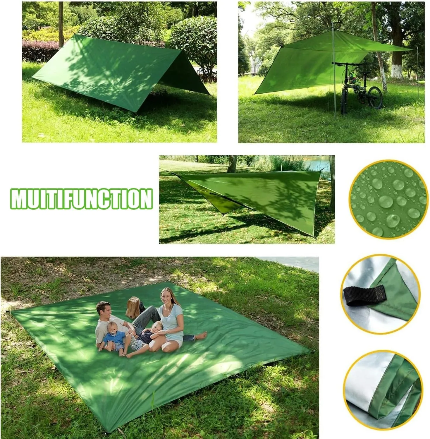Camping Hammock Set Portable Single Hammock,Camping Hammock with Mosquito Net, Parachute Cloth Hammock for Camping, Backpacking Hikes, Outdoor Backyard (Color : D)