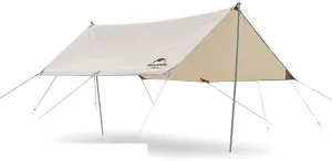 Camping Hammock Tarp, Camping Tarp Rain Fly Tent Waterproof Rainfly Shelter, Sunshade Anti-UV Snow Sunshade Portable Beach Sun Shelter Perfect for Camping, Hiking Sun Shelter,Small