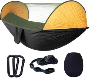 Camping Hammock with Mosquito Net,3 in 1 Function Ultra Lightweight Single & Double Hammock ,Portable Outdoor Hammocks Tent