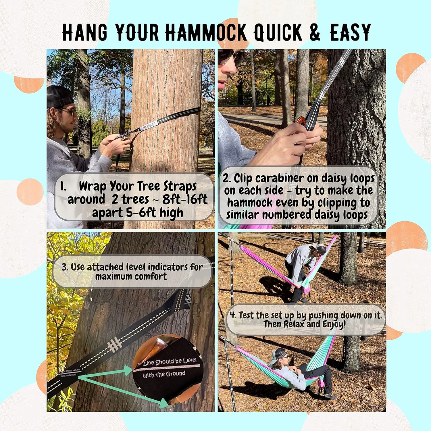 Camping Hammocks | Single Double and Bunk Bed Backpacking Hammock | Featherlite Outdoorsman Survival | hammok hamick hamock | (Wild Turkey, Single)