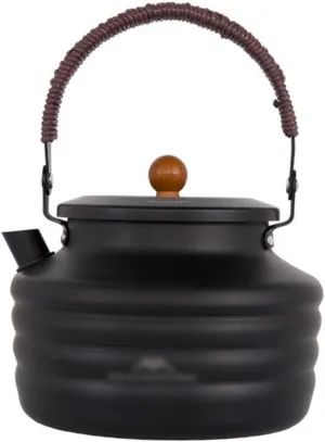 Camping Kettle 1.4L Camping Kettle Tea Pot Outdoor Hiking Kettle Pot, Portable Ultra-Light Camping Kettle Coffee Pot with Folding Handle, for Stove Top, Outdoor, Hiking, Camping, Picnic and Traveling