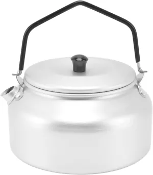 Camping Kettle, Outdoor Coffee Pot, Aluminum Alloy Lightweight Water Pot with Storage Bag and Handles, Portable Compact Tea Kettle for Outdoor Hiking Camping Picnic Traveling