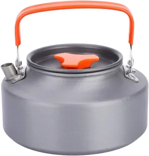 Camping Kettle, Portable 1.1l Aluminum Camping Coffee Pot Kettle Teapot Camping Tea Kettle Teapot for Camping Hiking Kitchen