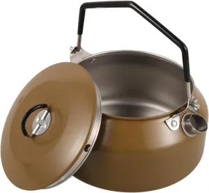 Camping Kettle Portable Stainless Steel Teapot for Outdoor Use Multi-functional Stovetop Kettle for Boiling Water Making Tea Camping Supply