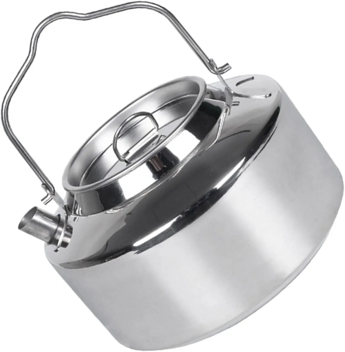 Camping Kettle Professional Stovetop Kettle Outdoor Tea Portable Water Pot Wear-Resistant Stainless Steel