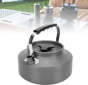 Camping Kettle Tea Kettle, 1.1L Aluminum Water Kettle Coffee Pot for Camping Picnic Backpacking Hiking
