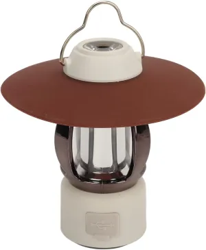 Camping Lantern, Vintage 3 Lighting Camping Essentials Battery Operated Lights with Stand,& Lamp Shade, Waterproof Camping Light for Outdoor Hiking, Travel