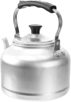 Camping Stove Whistling Tea Kettle Aluminum 6L Outdoor Camping Kettle Coffee Pot Tea Kettle Stovetop Makgeolli Teapot for Home BBQ Party Camping Coffee Pot