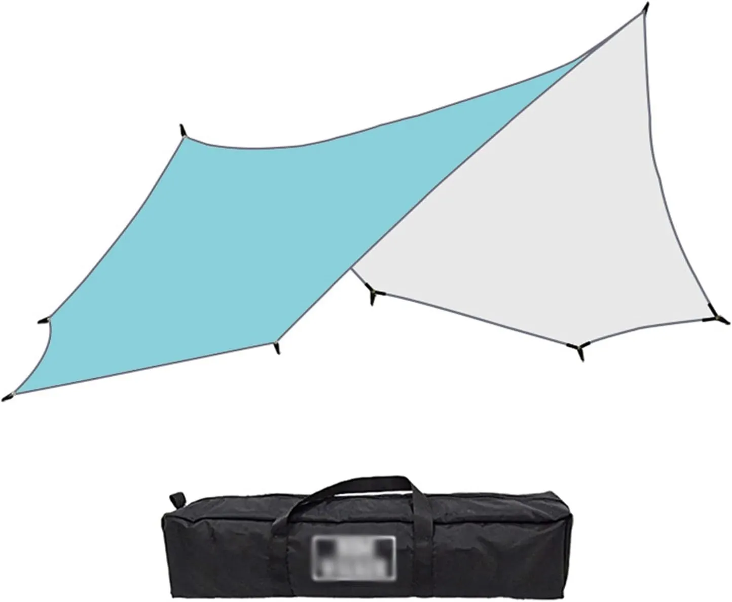 Camping Tarp,5.1x5.1m Large Tarp Tent Octagon Sunshade Awning Ultra-Large Sun Shelter Ooutdoor Camping Canopy Pavilion Garden Pergola Travel