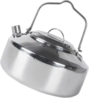 Camping Tea Kettle Stainless Steel 1000ml Wear-resistant Portable Kitchen Tea Pot