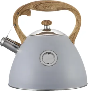 Camping Teapot, Stainless Steel Tea Kettle for Stove Top, Food Grade Teapot Loud Whistling for Coffee, Milk etc, Gas Electric Applicable