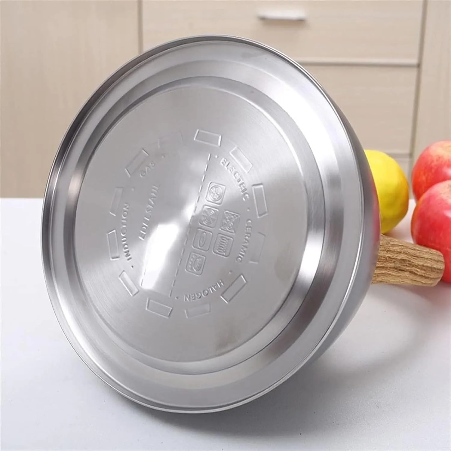 Camping Teapot, Stainless Steel Tea Kettle for Stove Top, Food Grade Teapot Loud Whistling for Coffee, Milk etc, Gas Electric Applicable