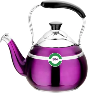 Camping Teapot, Tea kettle for Stove Top, 304 Stainless Steel Teapot, Whistling Tea Pot for Coffee, Milk Etc, Gas Electric Applicable(5L)