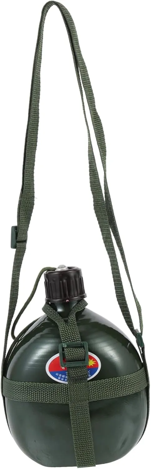 Camping Water Canteen Portable Bottle for Hiking Fishing and Outdoor Activities Water-resistant Training
