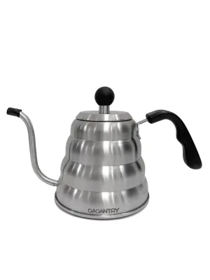 CAOANTRY Stove Top Gooseneck Kettle, Small Pour Over Coffee Kettle, Goose Neck Tea Pot Stovetop Teapot, Hot Water Heater for Camping, Home & Kitchen, Stainless Steel