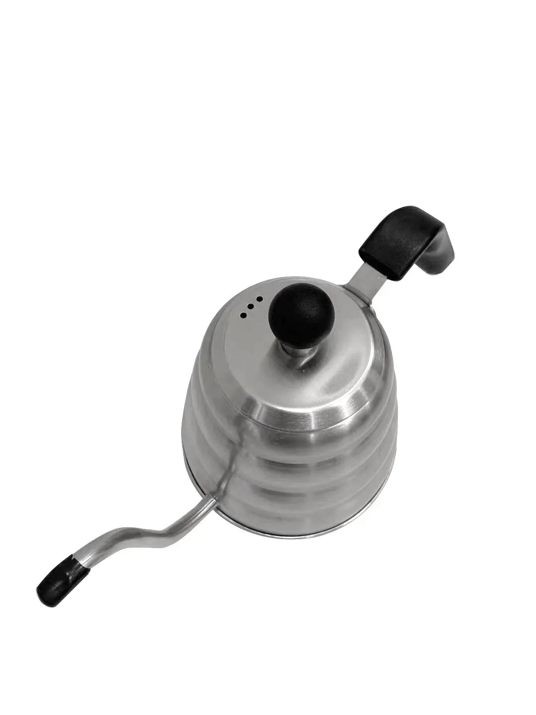 CAOANTRY Stove Top Gooseneck Kettle, Small Pour Over Coffee Kettle, Goose Neck Tea Pot Stovetop Teapot, Hot Water Heater for Camping, Home & Kitchen, Stainless Steel