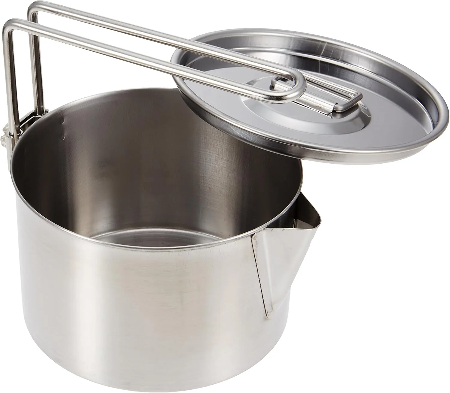 Captain Stag Camping Kettle, Pot, Camping Cooker, 30.4 fl oz (900 ml) M-7726