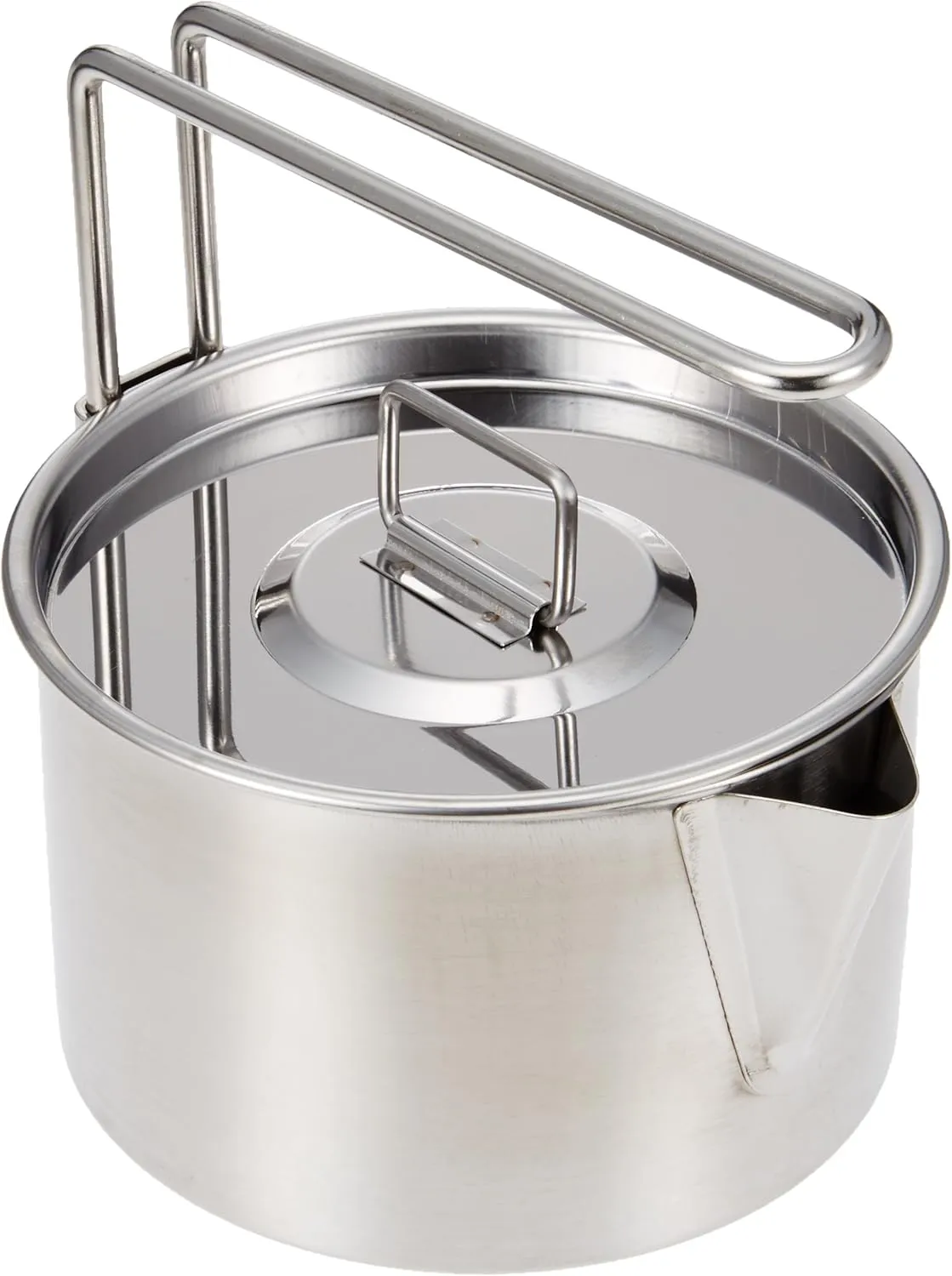 Captain Stag Camping Kettle, Pot, Camping Cooker, 30.4 fl oz (900 ml) M-7726