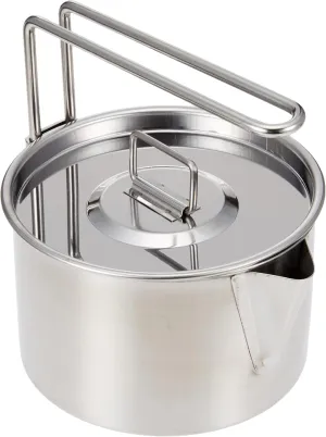 Captain Stag Camping Kettle, Pot, Camping Cooker, 30.4 fl oz (900 ml) M-7726