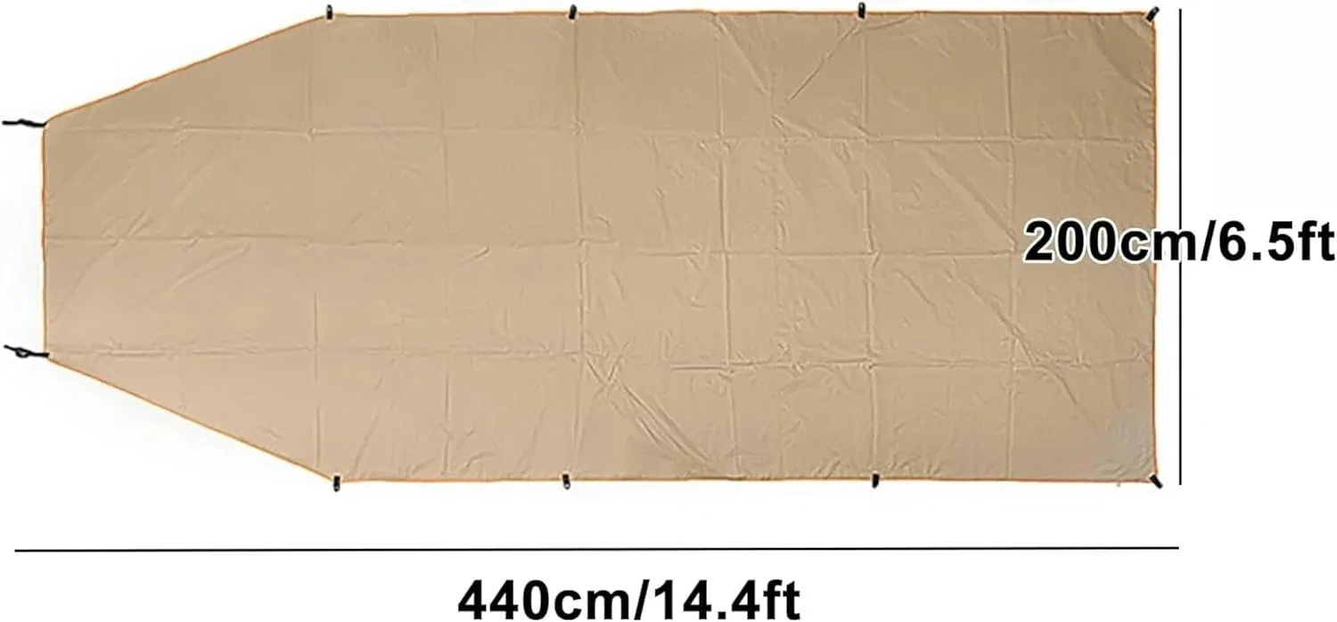 Car Awning for SUV Camping Tarps for Truck, PU 2000mm Waterproof, Easy Set Up Camping Shelter Sunshade Canopy for Outdoor Activities, Lightweight (Size : 300 * 200cm/9.8 * 6.5ft)