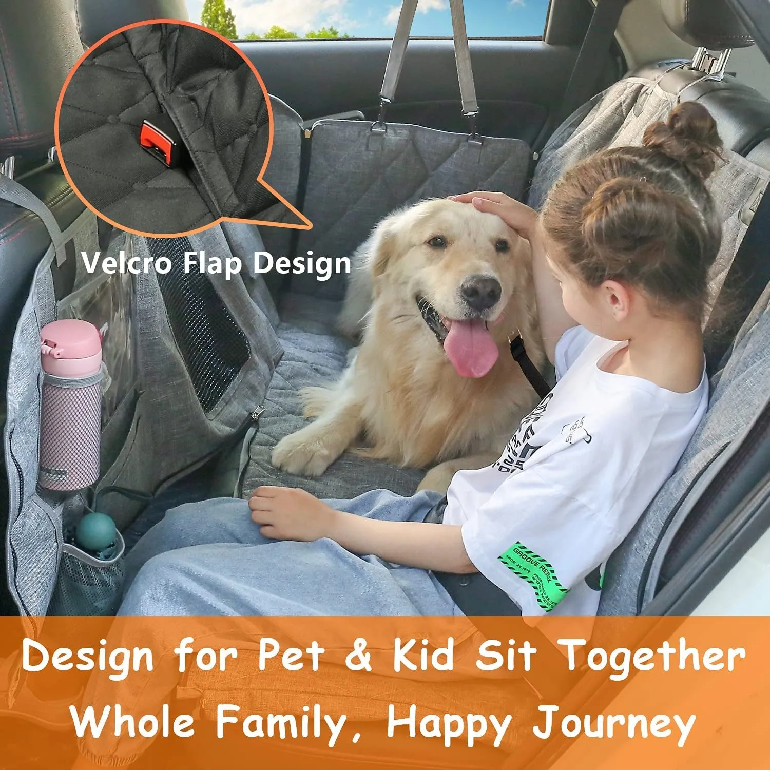 Car Dog Hammock Seat Cover