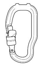 Carabiner for the Petzl Trac Guide