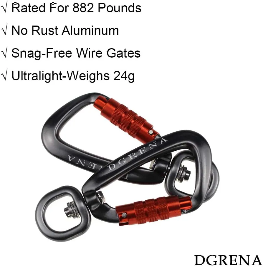 Carabiner, Keychain, Spring Buckle，Made of high Hardness Aluminum which is Suitable for hammocks, Home Tools, Camping, Hiking, utilities, and etc.