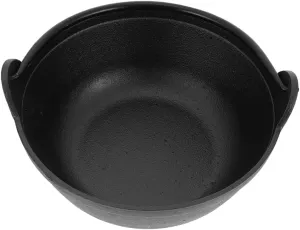 Cast Iron Dutch Oven Saucepan Non-stick Surface Stew Pots Lids Camping Pots for Cooking Iron