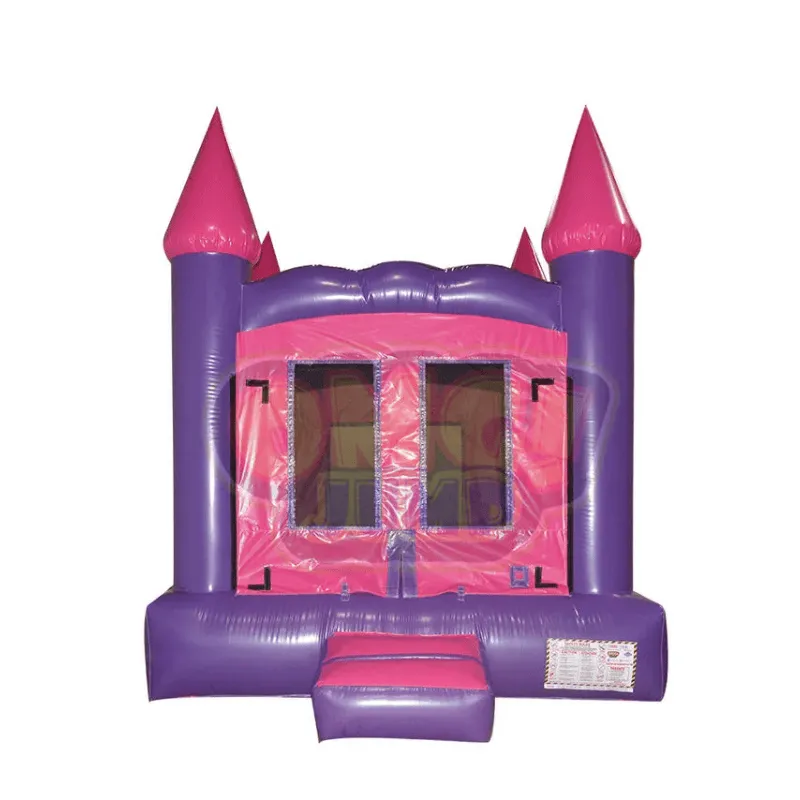 Castle 2B 13x13 Pink/Purple Bounce House