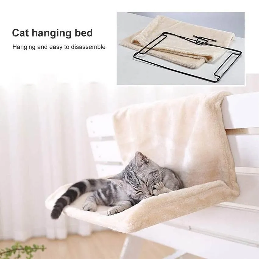 Cat Window Hammock - Easy Hanging Bed for Cats