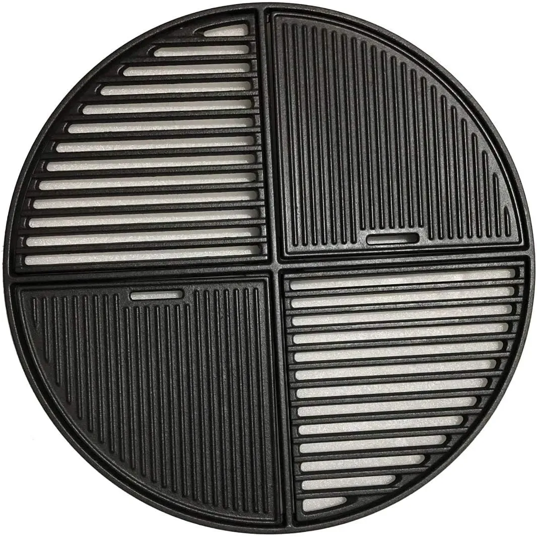 CH83G Cast Iron Grate,Modular Fits 22.5" Grills, Pre Seasoned, Non Stick Cooking Surface