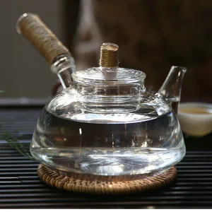 Chaozhou "Sha Tiao" Borosilicate Glass Water Boiling Kettle 700ml