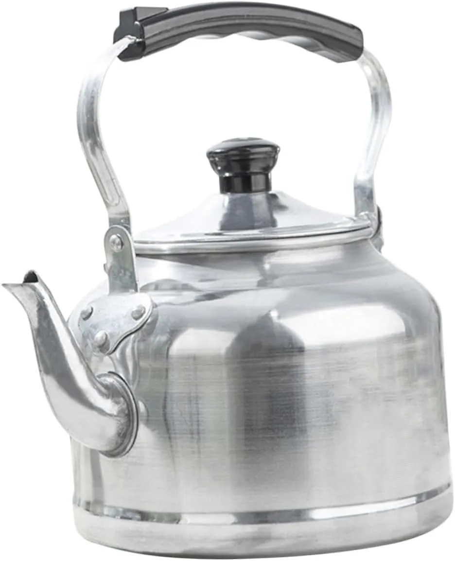 Ciieeo Aluminum Tea Kettle Tea Pot Travel Friendly Design for Home Camping Use Heat Resistant Handle for Pouring