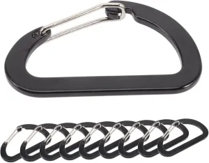 Climbing Carabiner Clip Set Pcs Hooks D-Shaped Buckles for Outdoor Activities