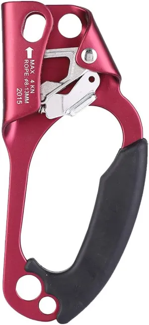 Climbing Hand Ascender, Outdoor Mountaineering Rock Climbing Tree Arborist Rappelling Gear Right Hand Riser Protector for 8-13mm Rope