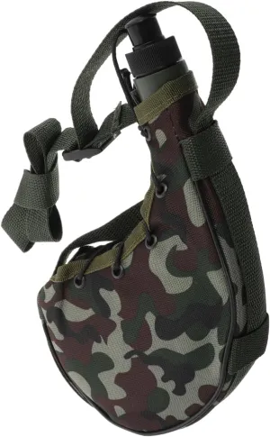 Climbing Water Bottle with Hip Belt Portable Camping Canteen Large Capacity Bottle Pouch for Hikers and Campers
