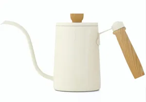 Coffee Kettle stovetop Pour Over Coffee Tea Kettle Stainless Steel Gooseneck Spout Pot Hand Brew Drip Bag Geyser Coffee Maker Pitcher 600ml Teapot